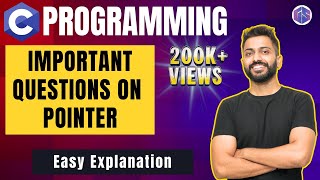 How to Solve Pointers Question in C Programming | Most Imp Topic #Cprogramming