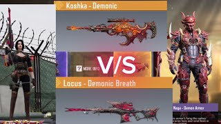 Buying new “ KOSHKA DEMONIC” \u0026 1v1 with LOCUS DEMONIC BREATH USER FROM WORLD CHAT TOUGH MATCH #codm