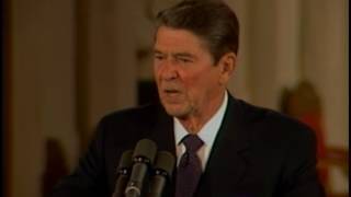 President Reagan’s 26th Press Conference in the East Room on July 24, 1984