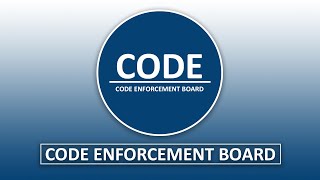 Code Enforcement Board Hearing - 12.17.21