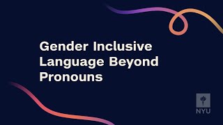 Gender Inclusive Language Beyond Pronouns