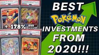 10 Of The BEST Pokemon Card Investments From 2020!