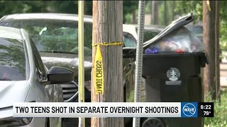 ‘It makes me sick’: 2 Louisville teens shot in 2 separate incidents just hours apart