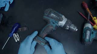 Repair and teardown of a Makita DHP458 Cordless Combi Drill LXT