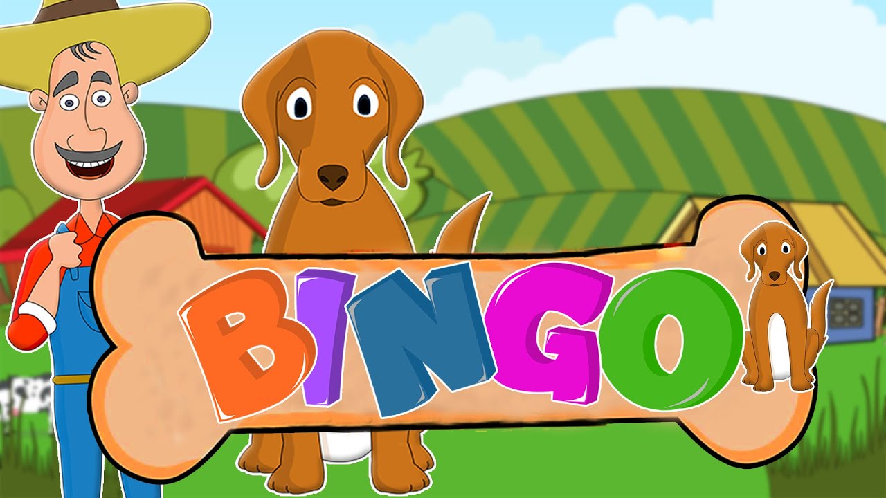 BINGO Dog Song | Nursery Rhymes With Lyrics | Animal Rhymes For Kids ...