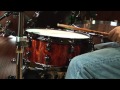 Tama SLP G-Bubinga snare with Joe Bergamini