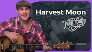 How to play Harvest Moon by Neil Young | Guitar Lesson