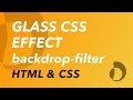 Glass Effects with CSS only | HTML & CSS