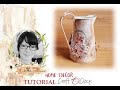 Home Decor Craft O'Clock Floral Jug Tutorial