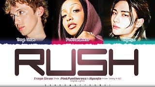 Hyunjin, Troye Sivan & PinkPantheress 'Rush (Remix)' Lyrics [Color Coded_Eng] | ShadowByYoongi