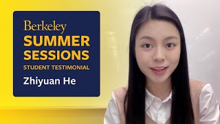 Berkeley Summer Sessions testimonial: Zhiyuan He