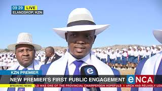 New KZN Premier's first public engagement