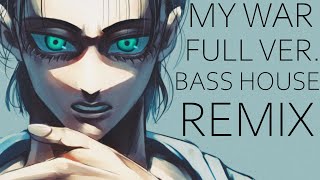 Attack on Titan Season 4 OP: Boku no Sensou (My War) [ Bass House Remix ] Full Version