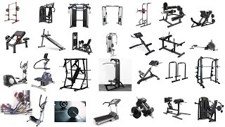 Gym Equipment: Name and Pictures