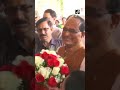 MP: Party workers felicitate CM Shivraj Chouhan on his 64th birthday