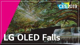 LG at CES 2019 - LG OLED Falls