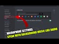 How do you play background music on Discord calls? | Microphone setting work like Radio RJ💯🎙🎶