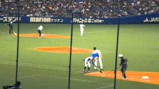 2012.03.25ナゴド楽天オープン戦　お手伝いドアラ