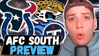 Way Too Early 2026 AFC South Predictions