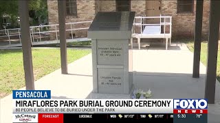 City of Pensacola honors Miraflores Park’s past as a historic burial ground