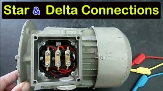 Star Delta connection of 3 phase induction motor in Hindi/Urdu | What is star de