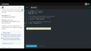 Javascript Objects 1 - Objects In Review : Codecademy