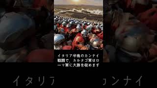 【世界史ダイジェスト】ローマとカルタゴのポエニ戦爭とハンニバル将軍