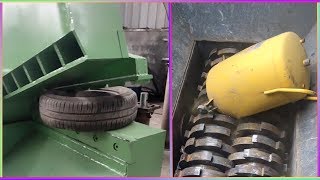 Monster Crusher Crushes All Scrap - Powerful Iron Cutter - Modern Cutting Machine