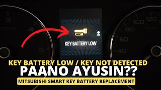 Mitsubishi Montero Sport - How to replace the smart key battery - Paano palitan ang battery remote?