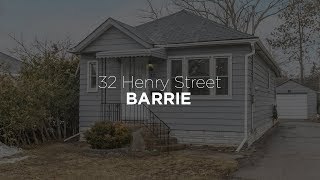 *** SOLD *** 32 Henry Street, Barrie