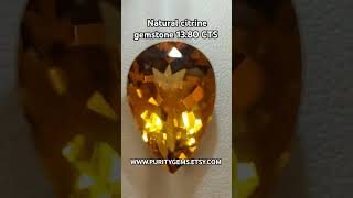 Super bright Citrine gemstone 13.80 CTS www.puritygems.etsy.com