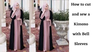 How to cut and Sew a Kimono (Abaya Style)