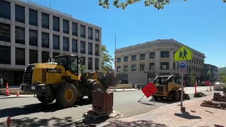 Roundabout construction underway in Naugatuck