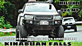 Car Camping and TRAIL to KINABUAN FALLS | HILUX J 4X4 | 8th yr anniv DR JOE OFFROAD CLINIC [4K]