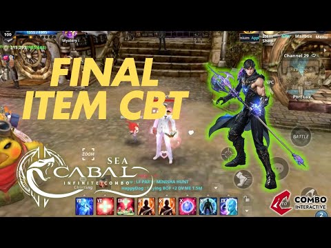 Cbt Gear Showcase Cabal Infinite Combo Sea Youtube
