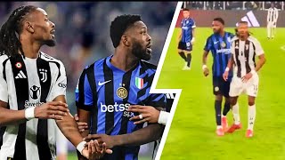 Marcus Thuram and Khephren Thuram, share sweet bromance, during Juventus-Inter Milan clash