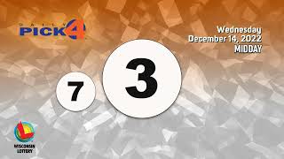 Wisconsin Lottery Midday Draw 12/14/2022