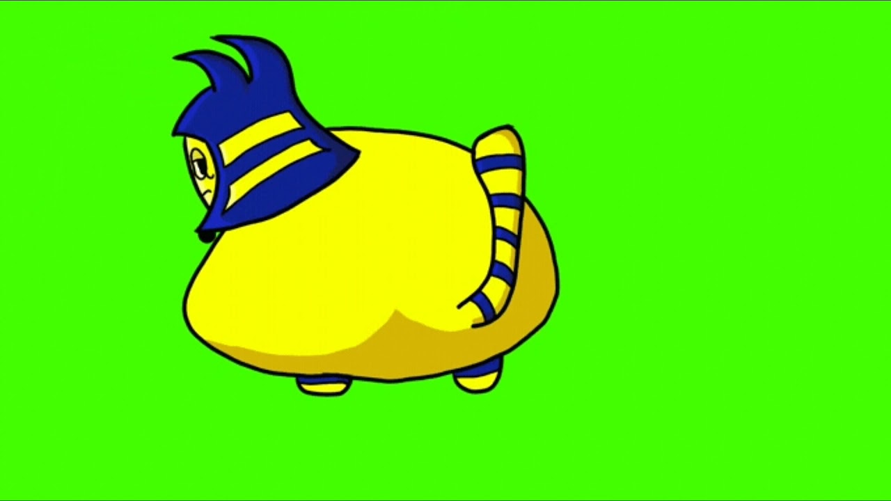 Ankha Zone Twerk Animated Greenscreen - YouTube