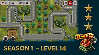 Battle Strategy: Tower Defense - Season 1 Level 14 Walkthrough