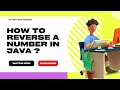 Reverse a number Java Program #java #programming #coding