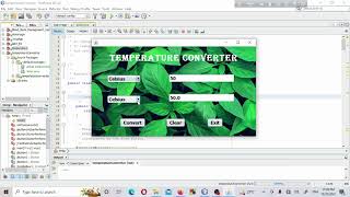 Temperature Converter || Java Swing