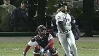 WS1997 Gm3: Sheffield homers in 1st for early lead