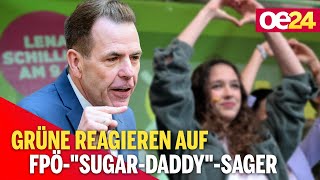 "Ekelerregend" - Grüne reagieren auf FPÖ-"Sugar-Daddy"-Sager