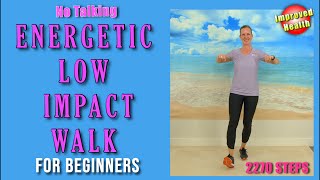 ENERGETIC WALK at HOME Workout | 20 Minute LOW IMPACT Workout