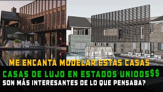 TRABAJANDO CASAS DE LUJO EN ESTADOS UNIDOS CON MUCHOS TECHOS INCLINADOS