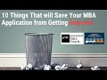 10 Things That will Save your Application from Getting Rejected | #LiveSession