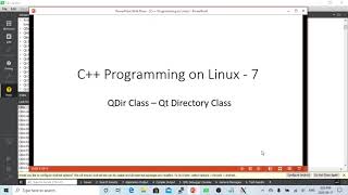 C++ Programming on Linux QDir - Qt Directory Class