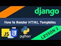 How to Display a Simple Webpage in Django (Rendering HTML Templates) - Lesson 2