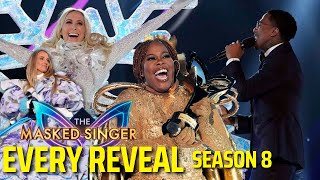 Every Masked Singer Reveal Season 8 Compilation