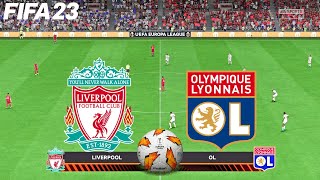 FIFA 23 | Liverpool vs Lyon - UEL UEFA Europa League - PS5 Full Match & Gameplay